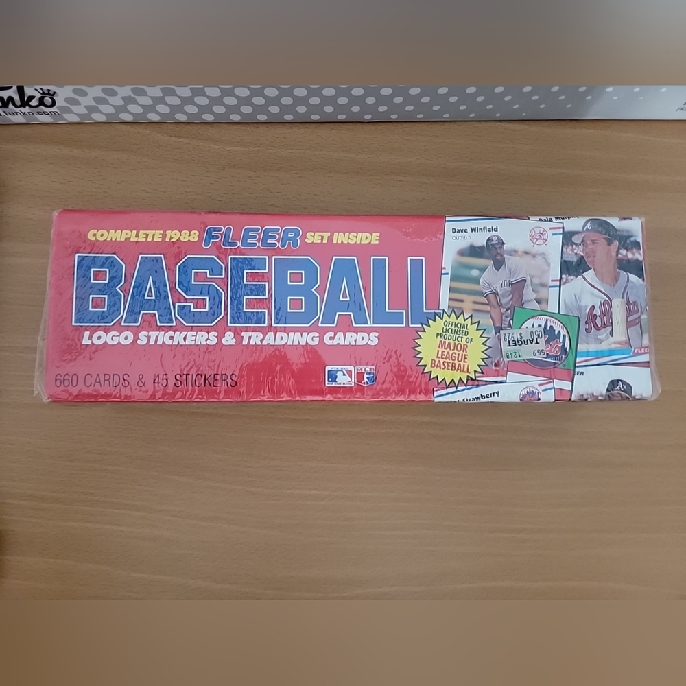 1988 Fleer Baseball Trading Cards Factory Sealed Set 660 Cards & 45 Logo Sticker